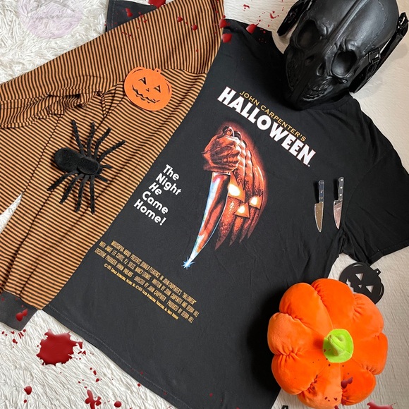 John Carpenters Halloween promo movie poster tee - Picture 14 of 14